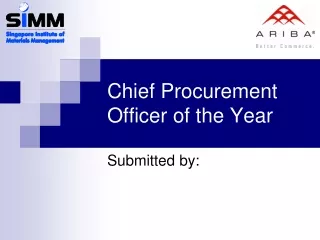 Chief Procurement Officer of the Year