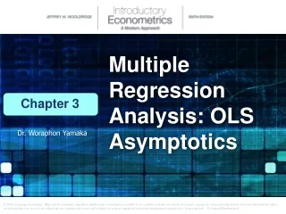 Multiple Regression Analysis: OLS Asymptotics