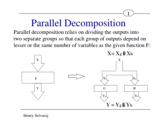 Parallel Decomposition