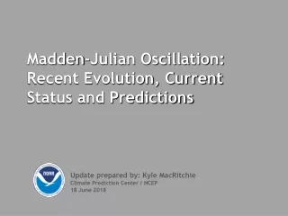 Madden-Julian Oscillation: Recent Evolution, Current Status and Predictions
