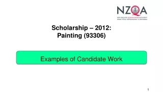 Scholarship – 2012: Painting (93306)