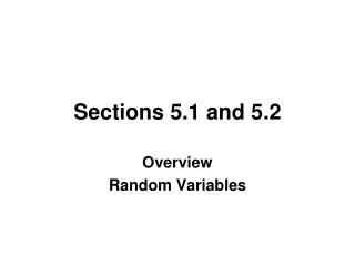 Sections 5.1 and 5.2