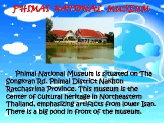 PHIMAI  NATIONAL  MUSEUM