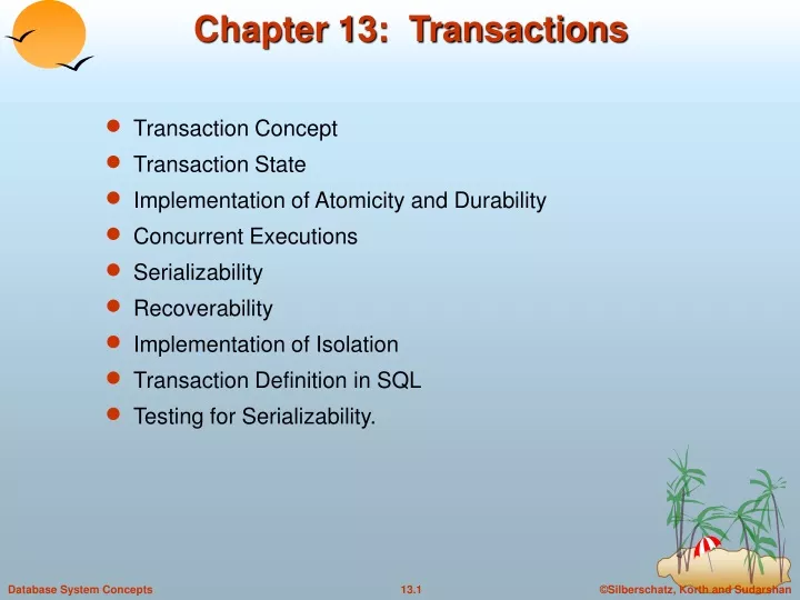 chapter 13 transactions