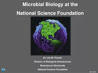 Microbial Biology at the  National Science Foundation