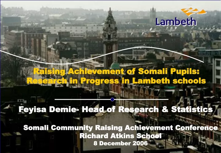 raising achievement of somali pupils research