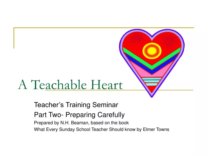 a teachable heart