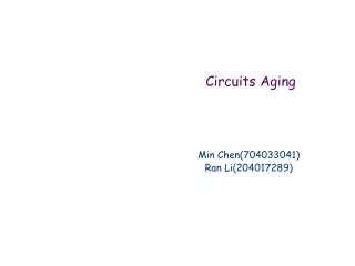 Circuits Aging