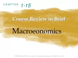 Course Review in Brief