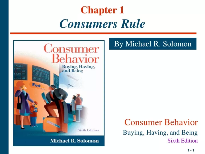 chapter 1 consumers rule