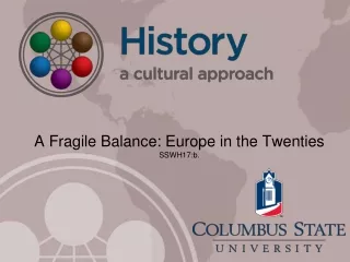 A Fragile Balance: Europe in the Twenties SSWH17:b.