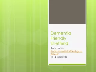Dementia Friendly Sheffield