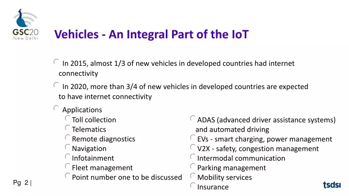 vehicles an integral part of the iot