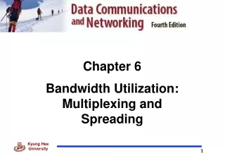 Chapter  6 Bandwidth Utilization: Multiplexing and Spreading