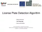 Advanced License Plate Detection Algorithm for Intelligent Transportation Systems - slide 1