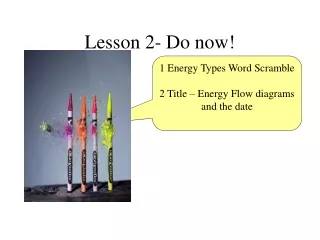 Lesson 2- Do now!