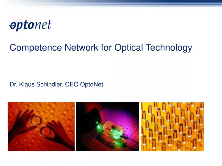 competence network for optical technology