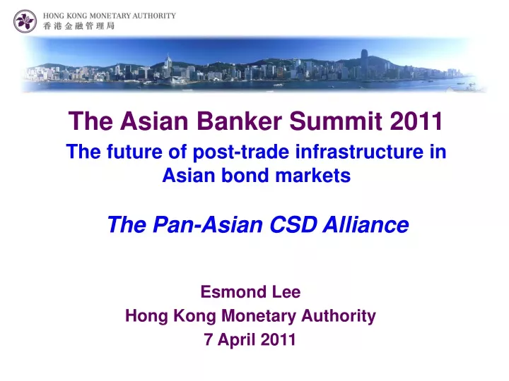 the asian banker summit 2011 the future of post