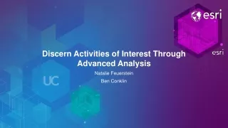 Discern Activities of Interest Through Advanced Analysis