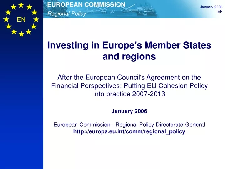 investing in europe s member states and regions