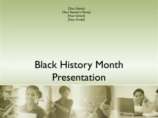 Black History Month Presentation