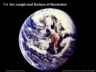 7.4  Arc Length and Surface of Revolution