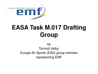 EASA Task M.017 Drafting Group