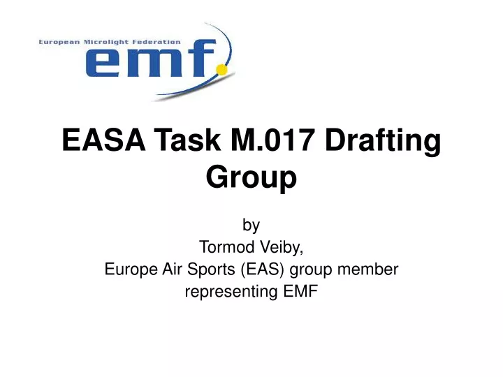 easa task m 017 drafting group