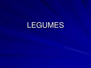 LEGUMES