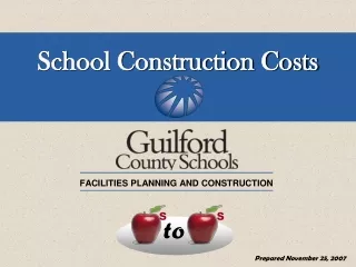 School Construction Costs