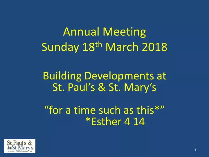 annual meeting sunday 18 th march 2018
