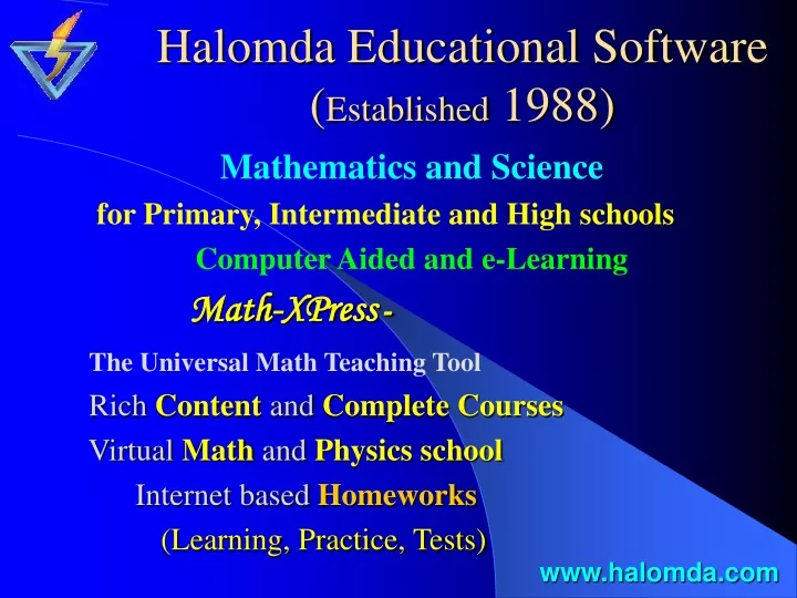 halomda educational software established 1988