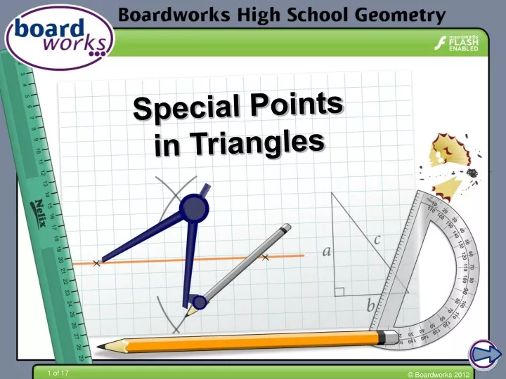 special points in triangles