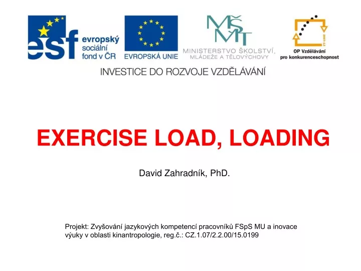 exercise load loading