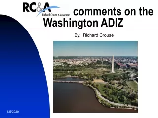 comments on the Washington ADIZ