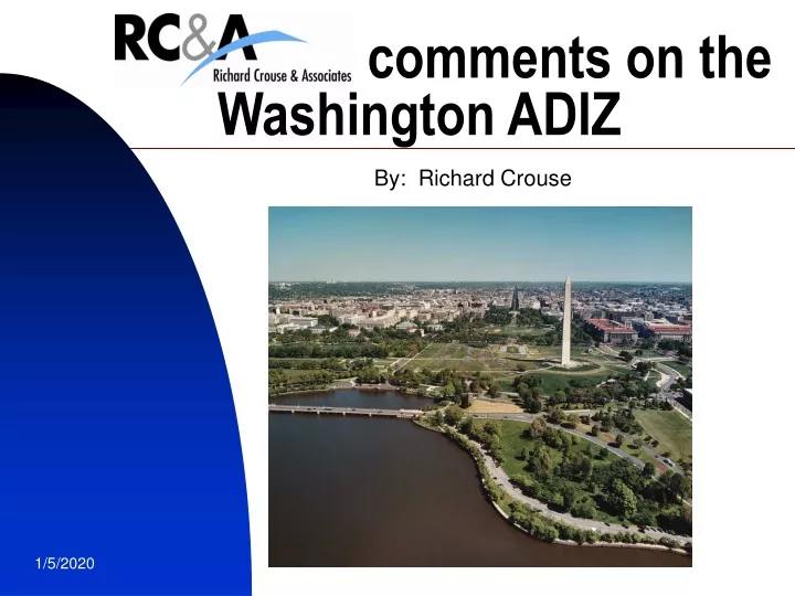 comments on the washington adiz