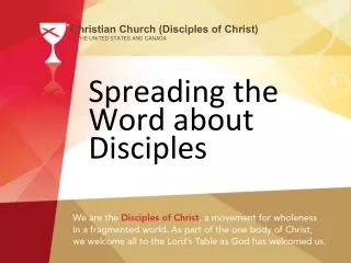 Spreading the Word about Disciples