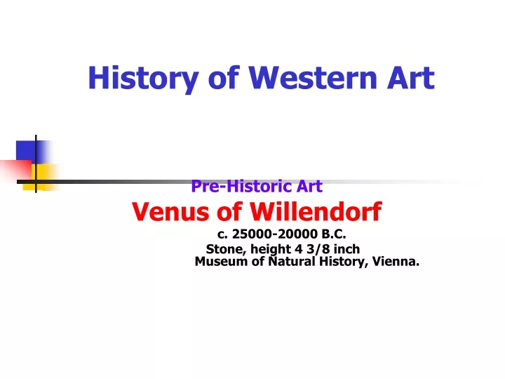 history of western art