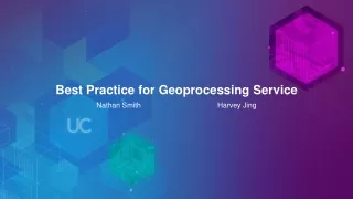 Best Practice for Geoprocessing Service
