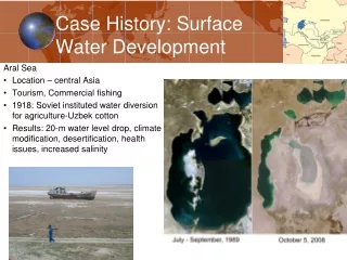 Case History: Surface Water Development