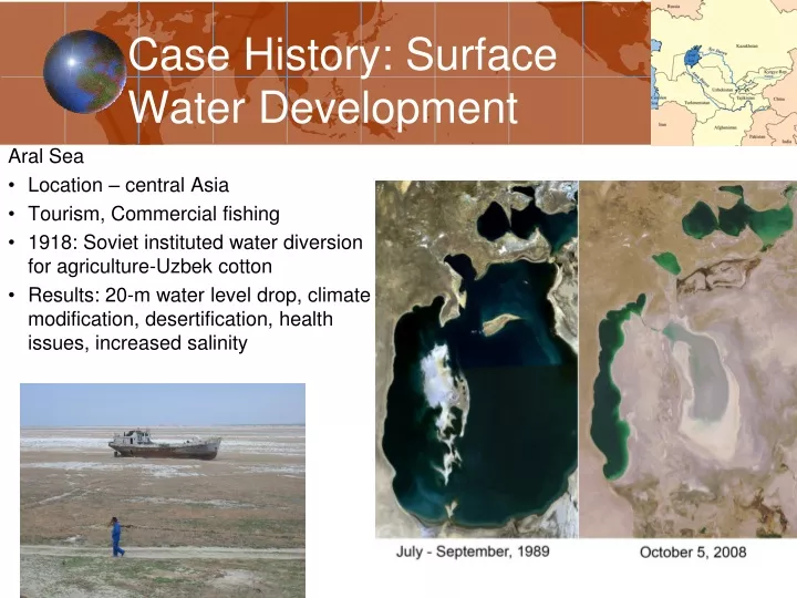 case history surface water development