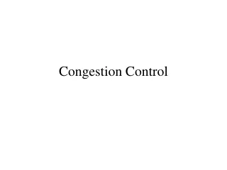 Congestion Control