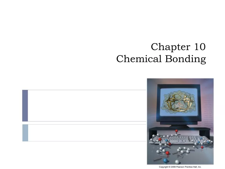 chapter 10 chemical bonding