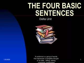 THE FOUR BASIC SENTENCES