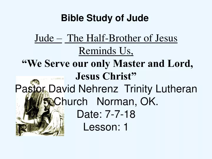 bible study of jude