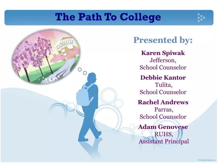 the path to college