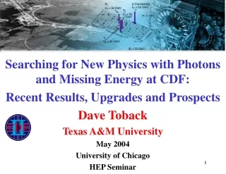 Searching for New Physics with Photons and Missing Energy at CDF: