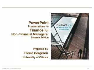 PowerPoint  Presentations  for  Finance  for  Non-Financial Managers:  Seventh Edition