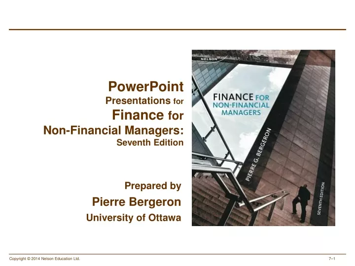powerpoint presentations for finance for non financial managers seventh edition