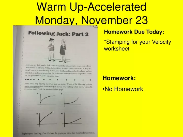 warm up accelerated monday november 23